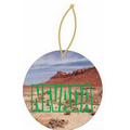 Nevada Desert Ornament w/ Clear Mirrored Back (12 Square Inch)